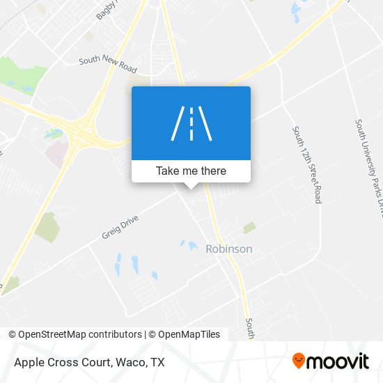 Mapa de Apple Cross Court
