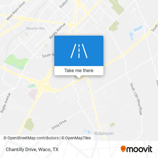 Chantilly Drive map