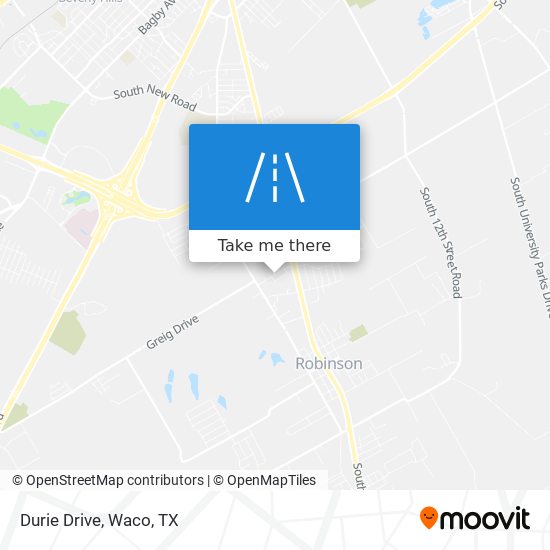 Mapa de Durie Drive