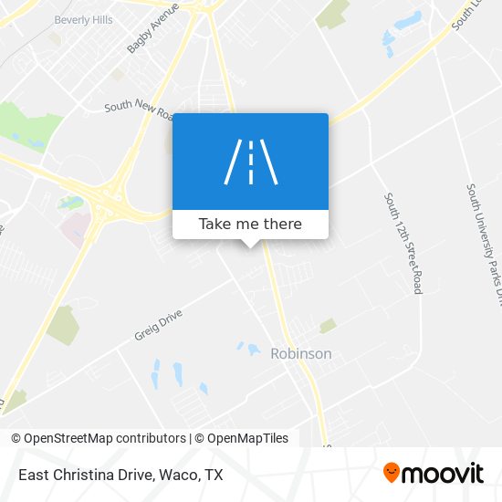 East Christina Drive map