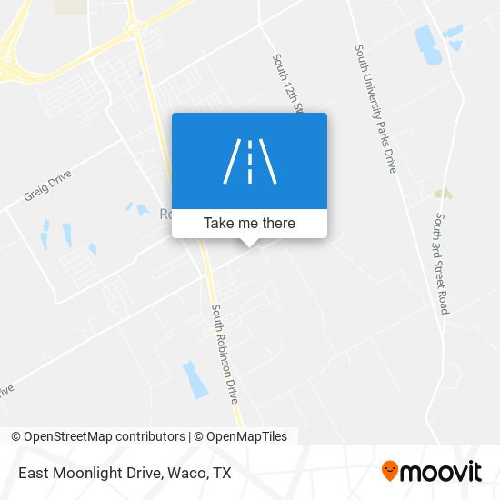 East Moonlight Drive map