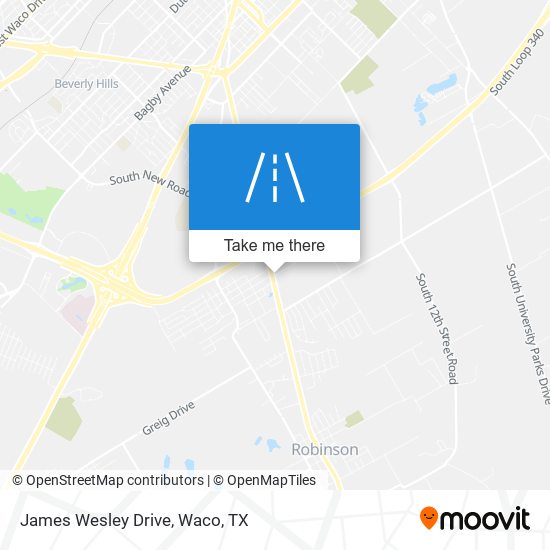 Mapa de James Wesley Drive