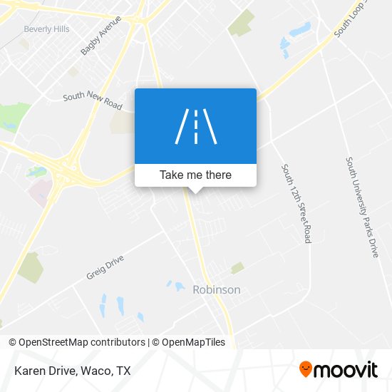 Mapa de Karen Drive