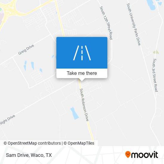 Mapa de Sam Drive