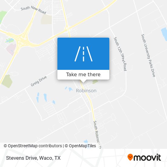 Stevens Drive map