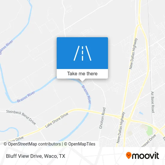 Bluff View Drive map