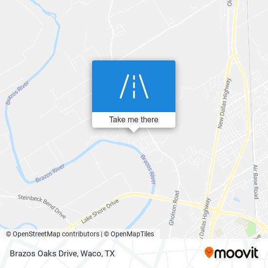 Brazos Oaks Drive map