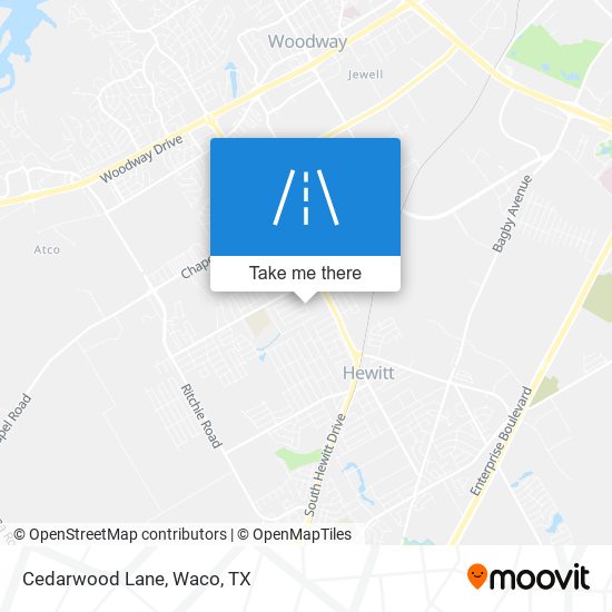 Mapa de Cedarwood Lane