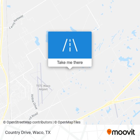 Country Drive map