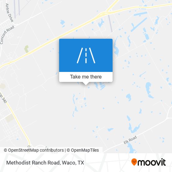 Mapa de Methodist Ranch Road