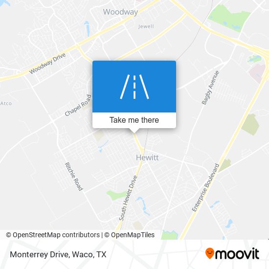 Mapa de Monterrey Drive