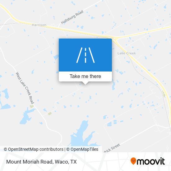 Mount Moriah Road map