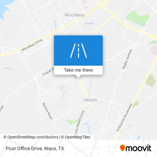 Post Office Drive map