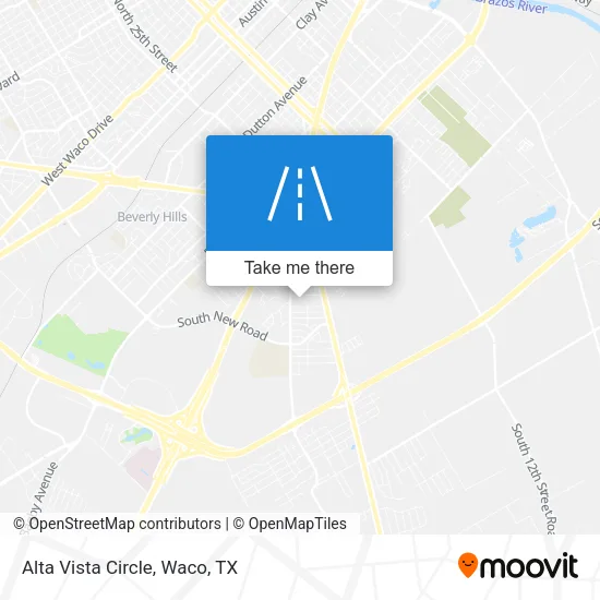 Alta Vista Circle map