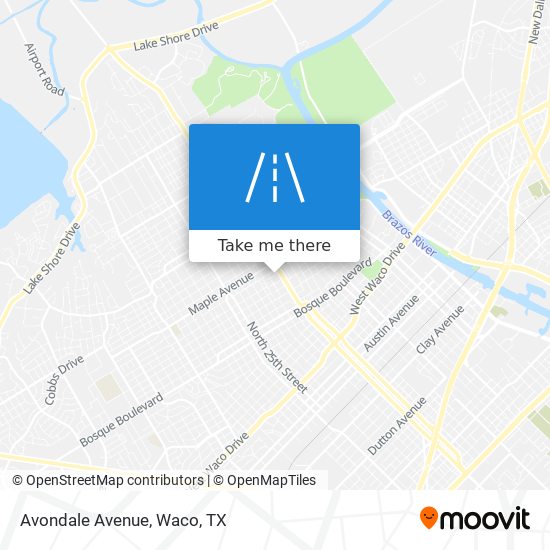 Mapa de Avondale Avenue