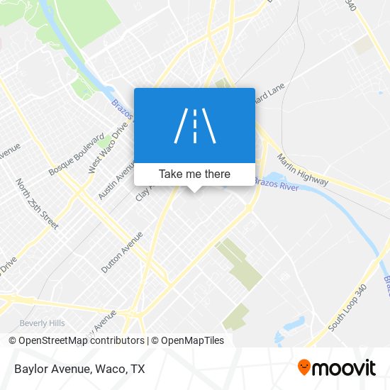 Baylor Avenue map
