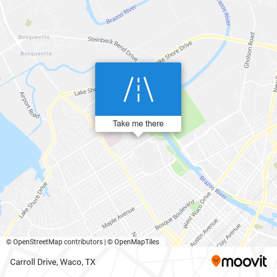 Carroll Drive map
