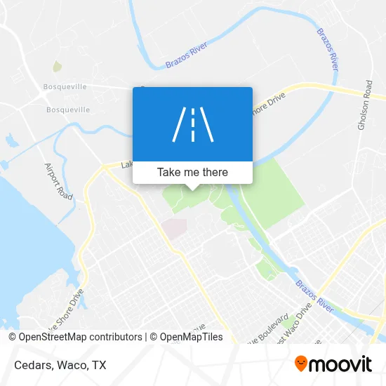 Cedars map