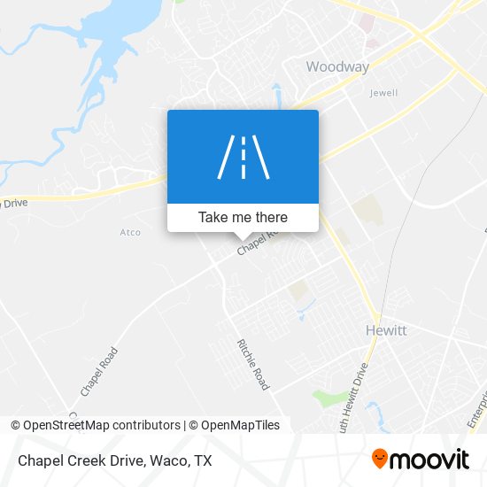 Chapel Creek Drive map