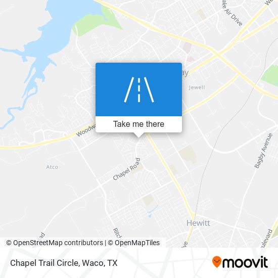 Chapel Trail Circle map