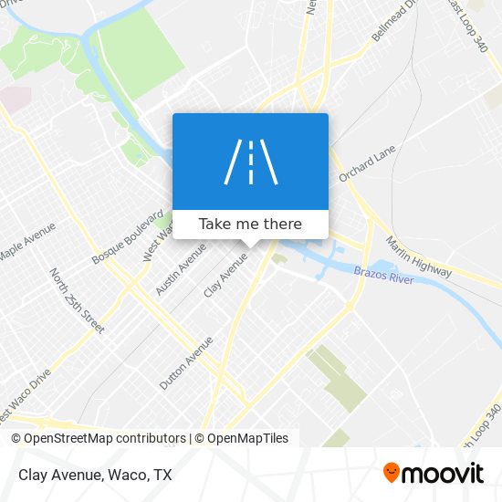 Clay Avenue map