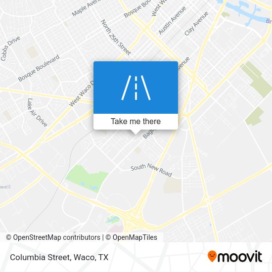Mapa de Columbia Street