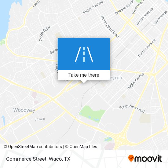 Mapa de Commerce Street