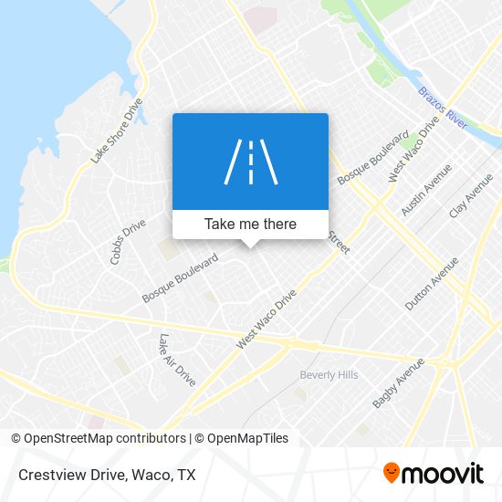 Crestview Drive map