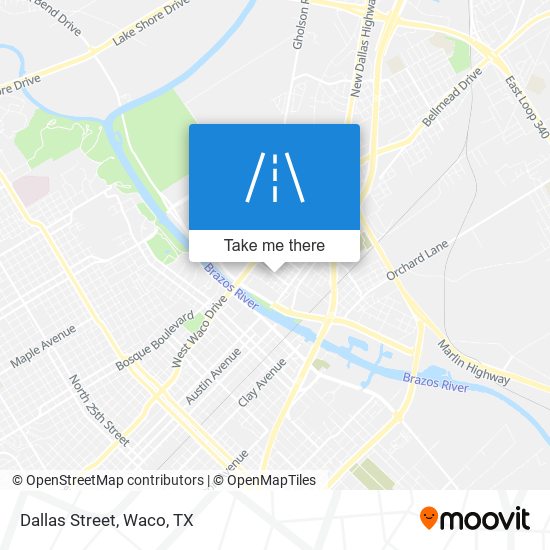 Mapa de Dallas Street
