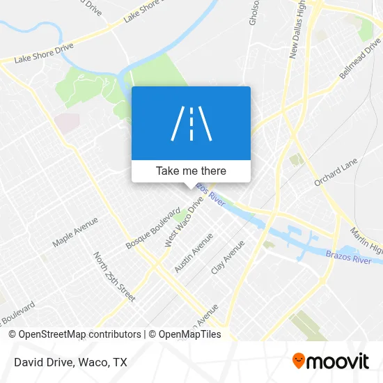 David Drive map