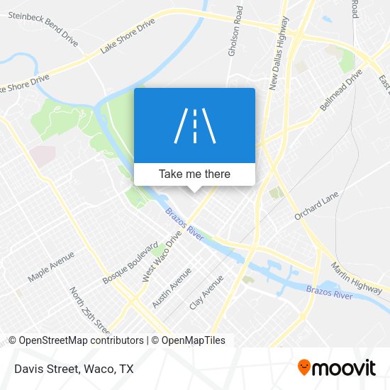 Mapa de Davis Street