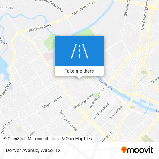 Denver Avenue map