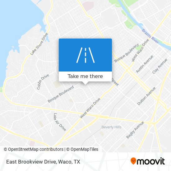 East Brookview Drive map