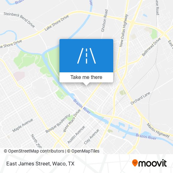 East James Street map