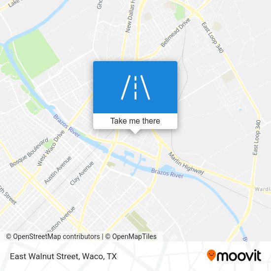 Mapa de East Walnut Street