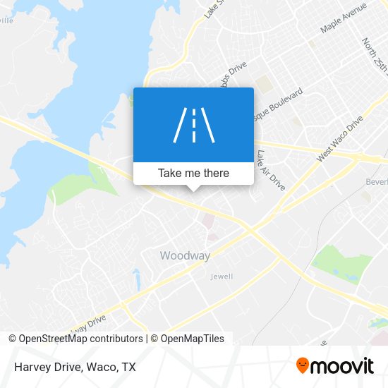 Harvey Drive map