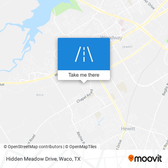 Mapa de Hidden Meadow Drive