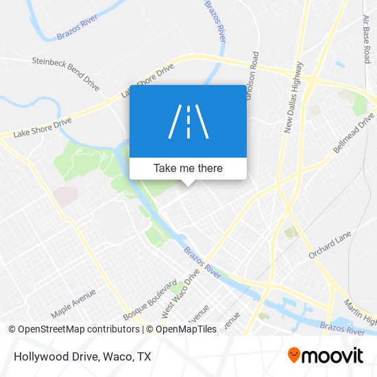 Hollywood Drive map