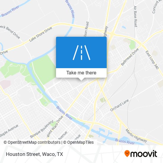 Houston Street map