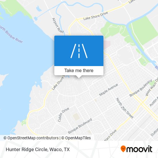 Hunter Ridge Circle map