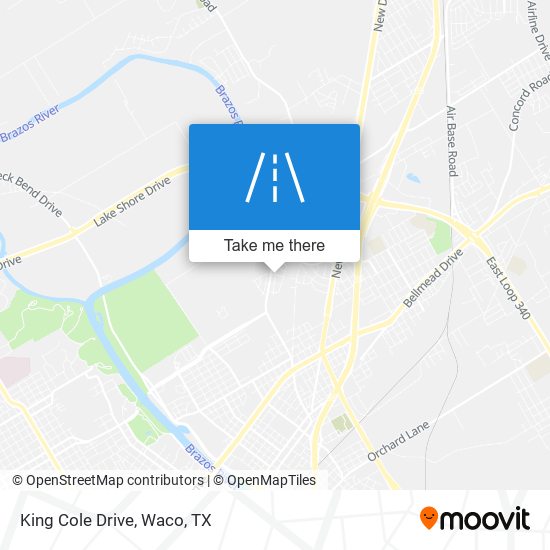 King Cole Drive map