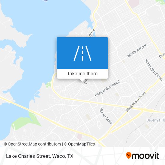 Mapa de Lake Charles Street