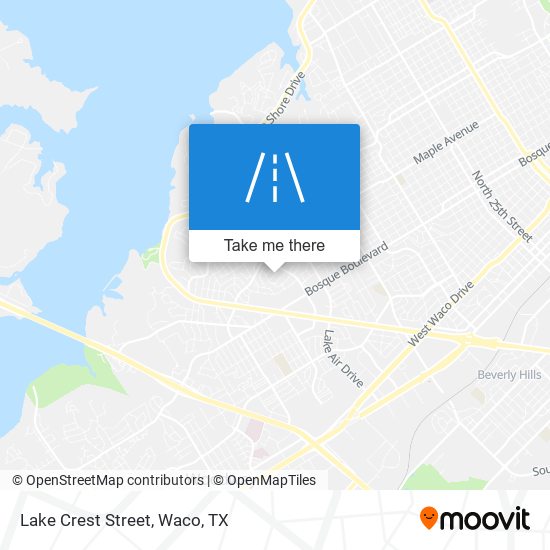 Lake Crest Street map