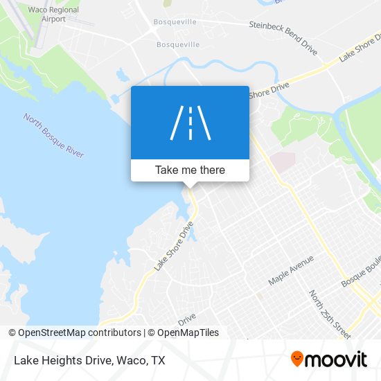 Lake Heights Drive map