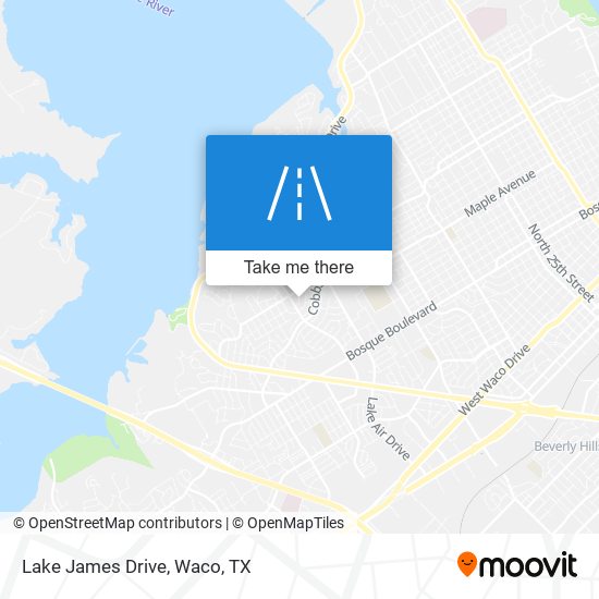 Mapa de Lake James Drive