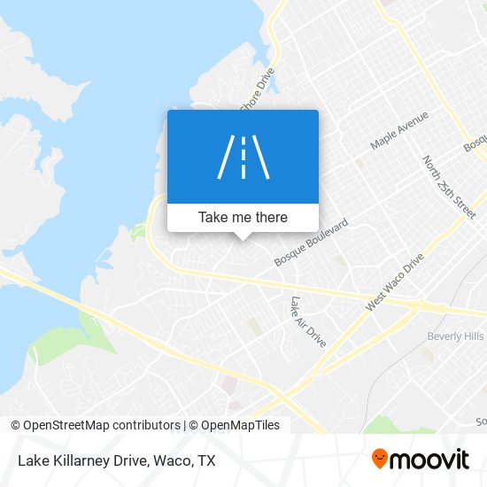 Lake Killarney Drive map