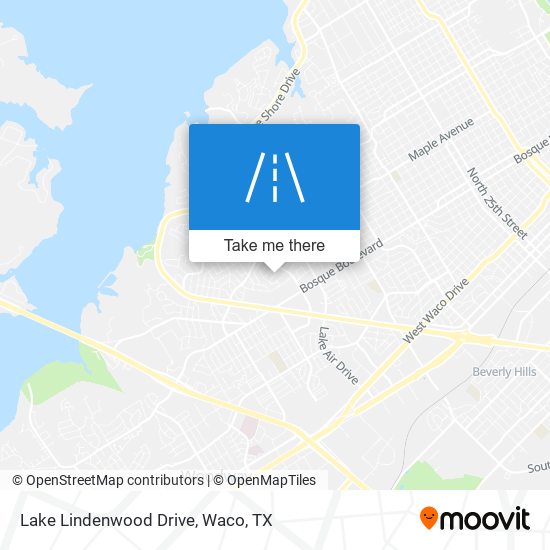 Lake Lindenwood Drive map