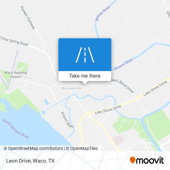 Mapa de Leon Drive
