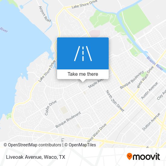 Mapa de Liveoak Avenue