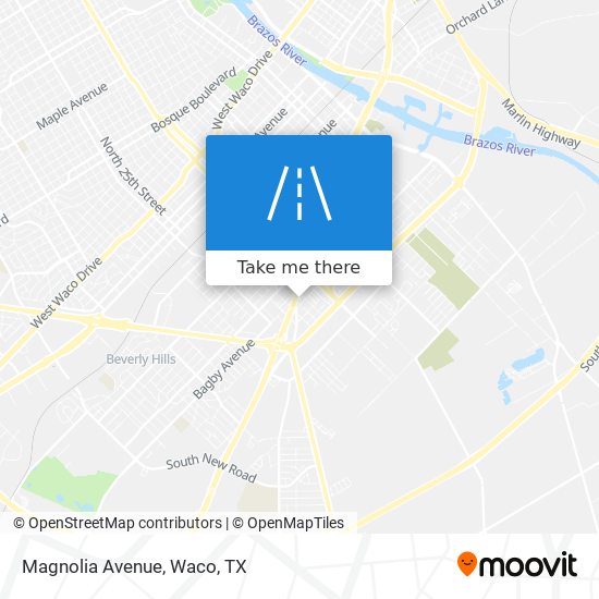 Magnolia Avenue map